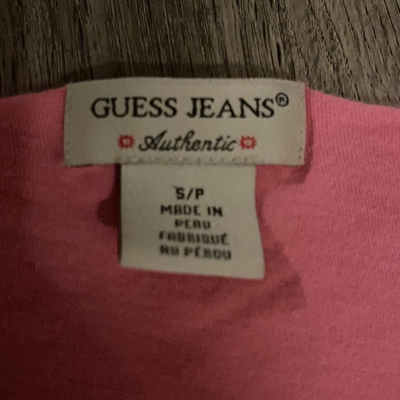 AUTHENTIC GUESS JEANS “BE MINE” TOP - Picture 2 of 2
